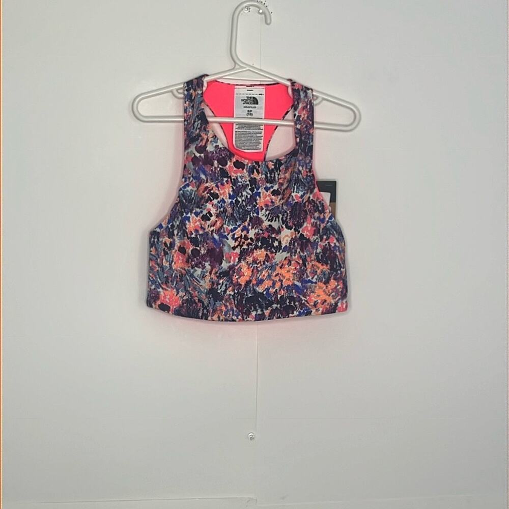 Girls The North Face Never Stop Reversible Tanklette Size Small